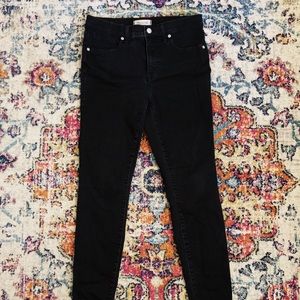 Madewell Skinny Black Jeans